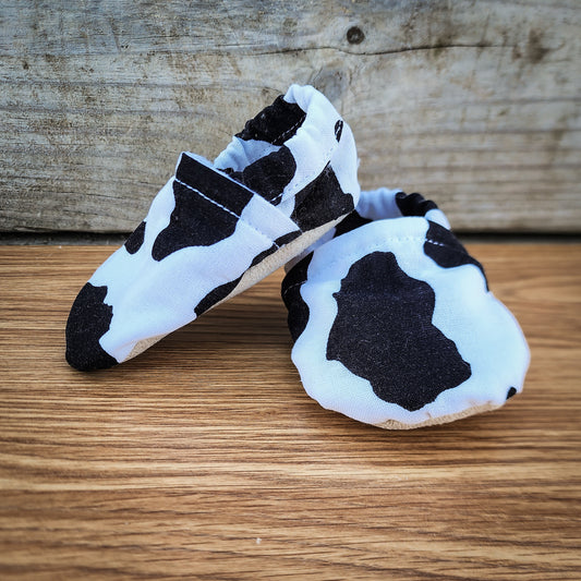 Black Cow Booties