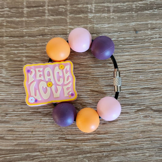 Peace & Love Charm