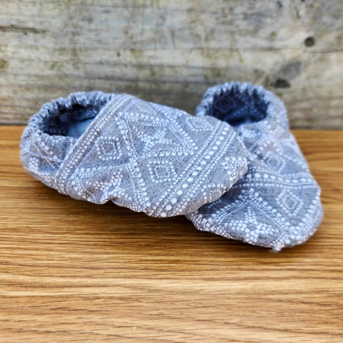 Boho Gray Booties