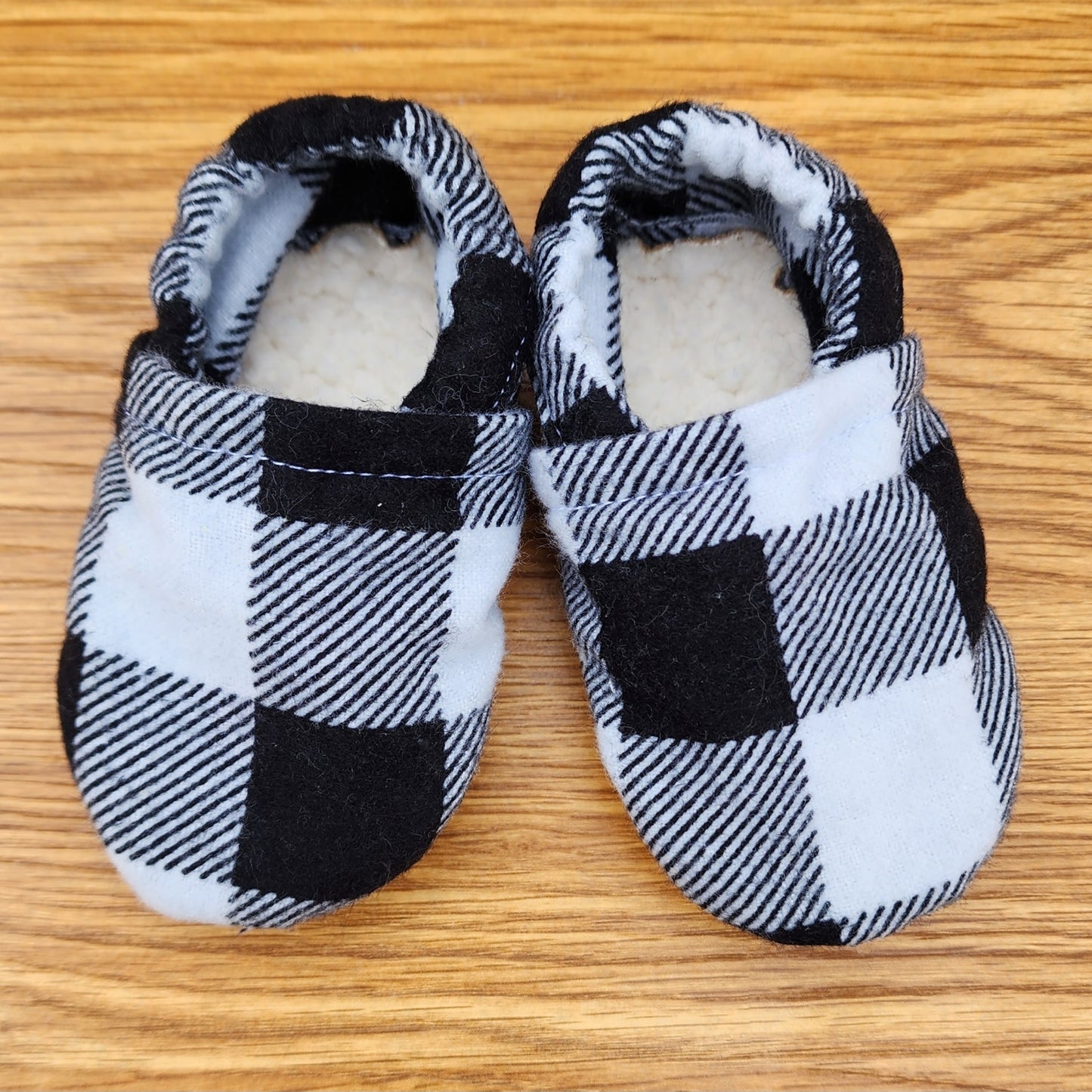 Buffalo Plaid Flannel Booties