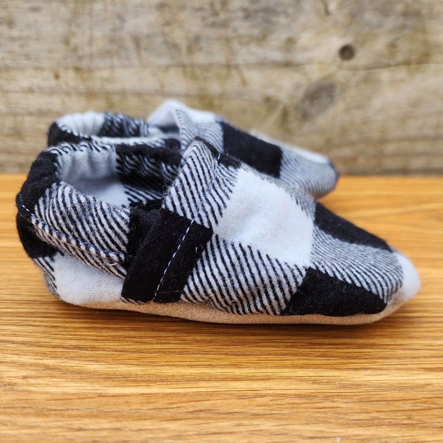 Buffalo Plaid Flannel Booties