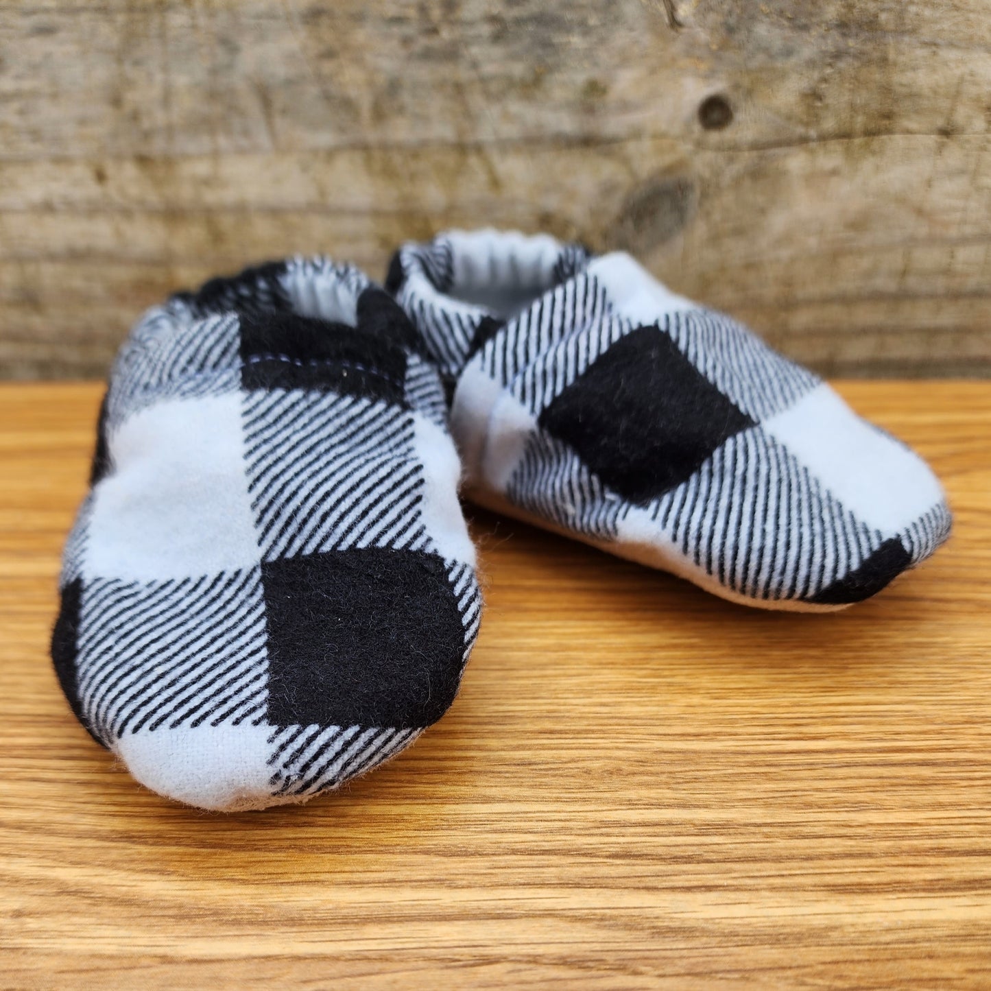 Buffalo Plaid Flannel Booties